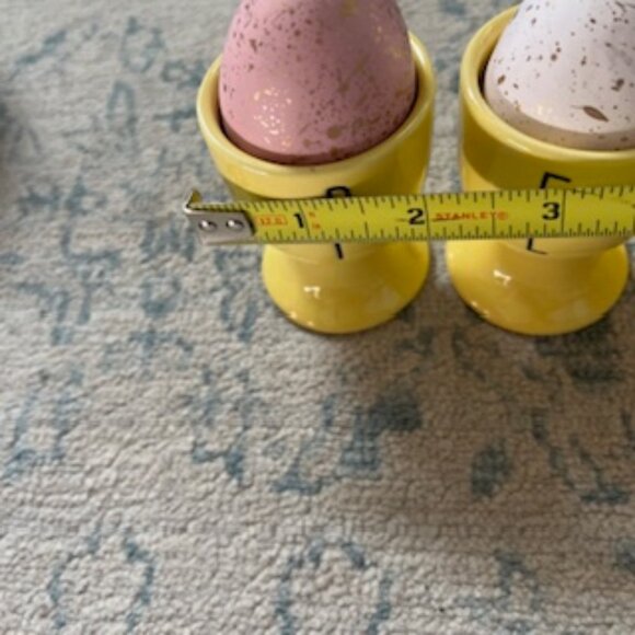 🧡3/15 Rae Dunn PEEP Cups with Speckled Eggs - Picture 2 of 7